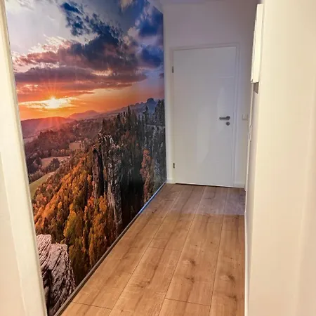 דירה Lucy - Moderne Mit Kostenlosem Parkplatz, Terrasse, Nahe Und Malerweg *